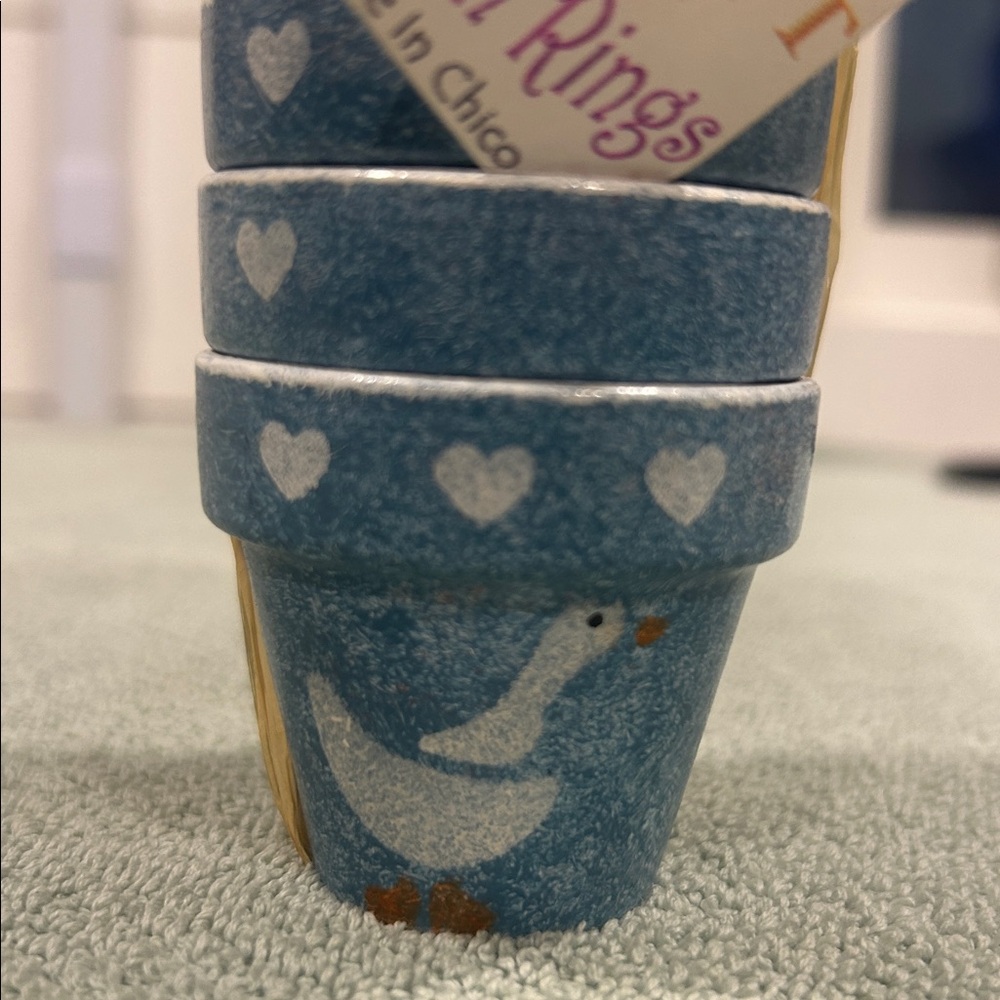 Blue Heart and Duck Napkin Rings - Picture 3 of 8